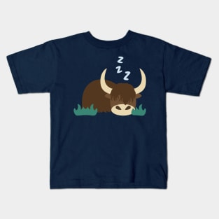 Sleeping Yak Kids T-Shirt